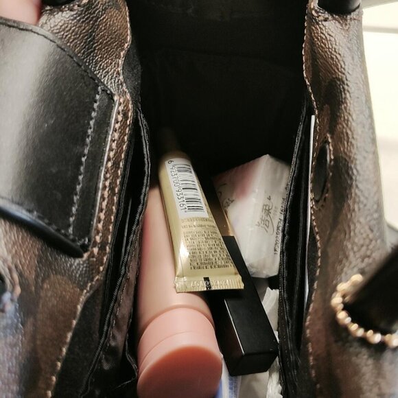 COACH Mini Cally Crossbody, Brown Black